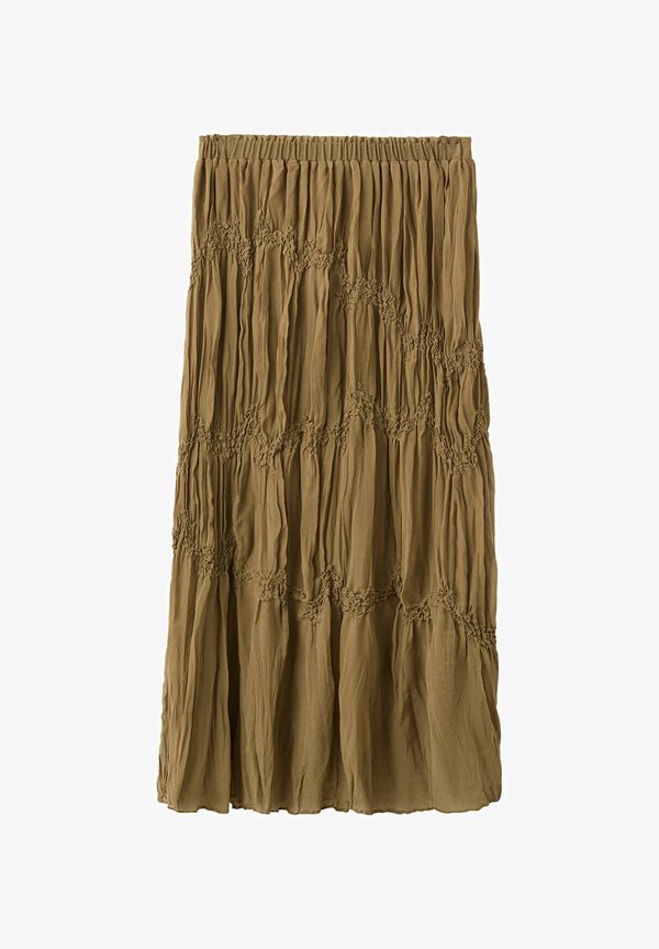 Mango ADULT - Maxi skirt - brown