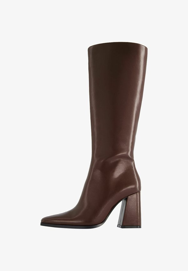 Bershka Boots - dark red
