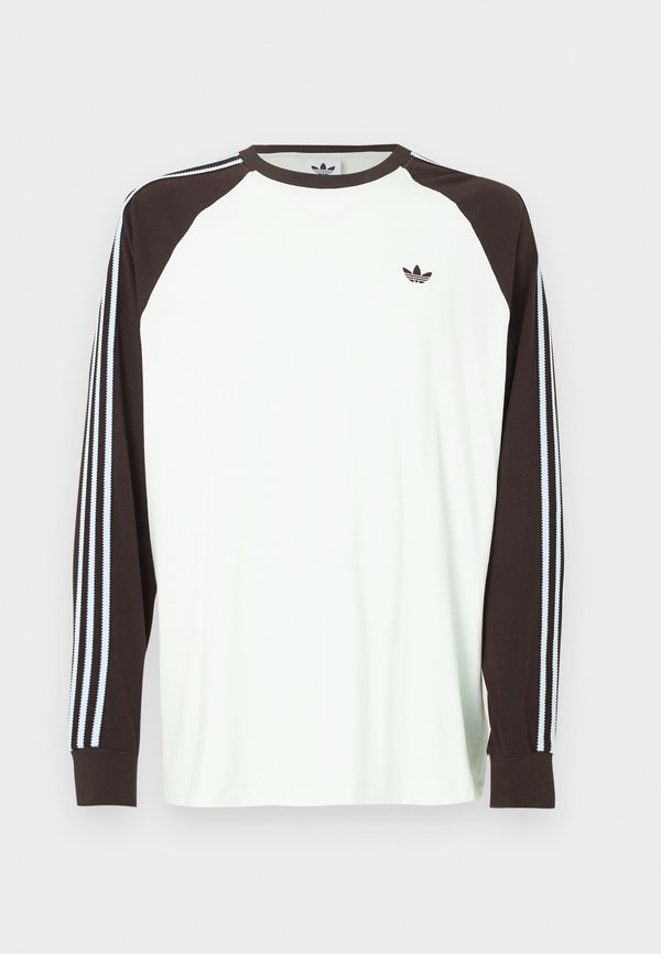 adidas Originals Long sleeved top - off-white/aurora coffee