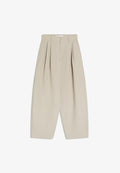 Bershka SUPER BAGGY - Trousers - stone