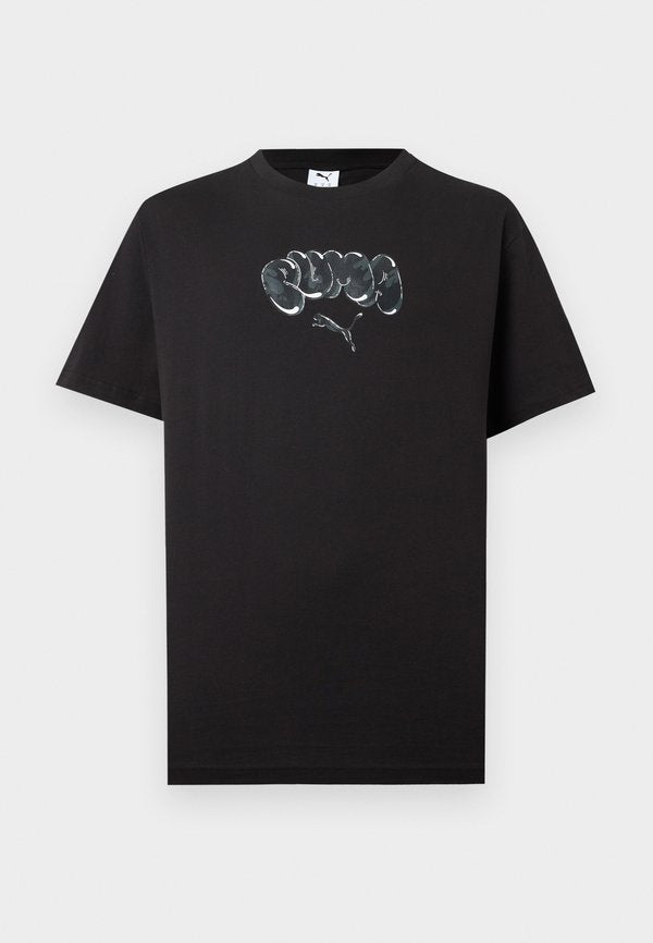 Puma GRAPHIC BALLOON ART RELAXED TEE - Print T-shirt - puma black