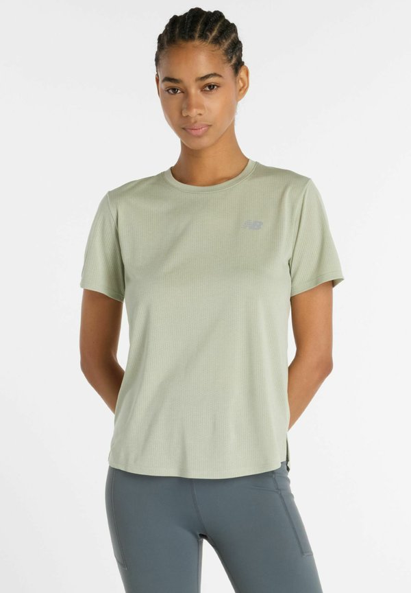 New Balance ATHLETICS - Sports T-shirt - garter snake heather