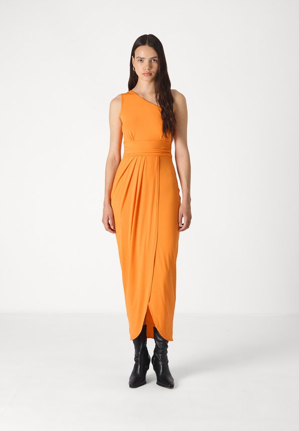 WAL G. PARTY BINA ONE SHOULDER MIDI DRESS