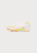 Puma ULTRA NITRO 7 PRO WHITE FG - Firm-ground football boots - white/yellow alert/heat fire