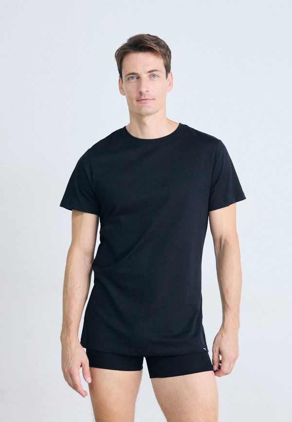 Puma EVERYDAY CREW NECK TEE 2 PACK - Undershirt - black