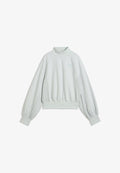 Puma HER RELAXED CREW SWEATSHIRT MIT STEHKRAGEN - Sweatshirt - créme de mint