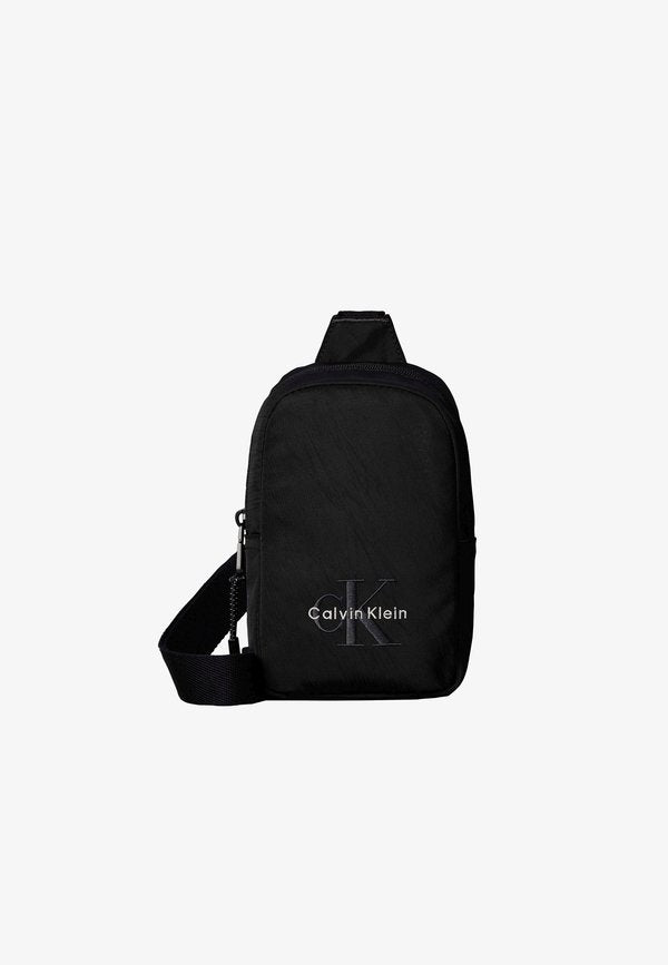 Calvin Klein BOLD PHONE CROSSBODY - Cross body bag - black