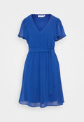 VILA VIMICADA V NECK SHORT DRESS