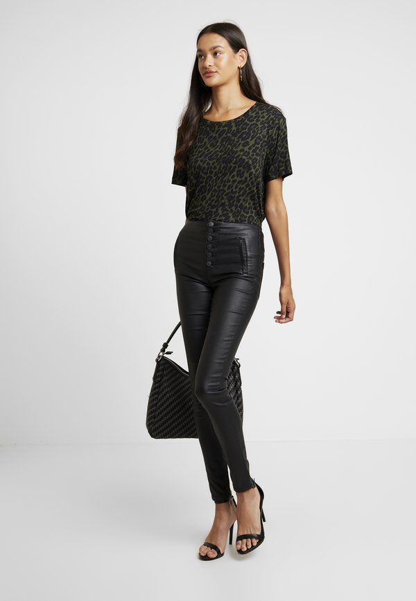 ONLY ONLROYAL COATED BUTTON PANT
