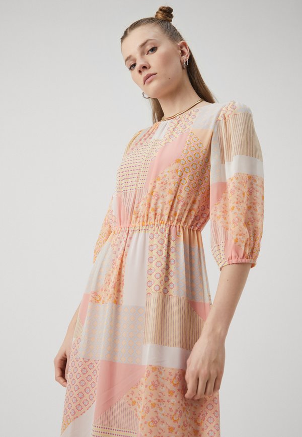 VILA VIBINE O NECK 3/4 SLEEVES MIDI DRESS