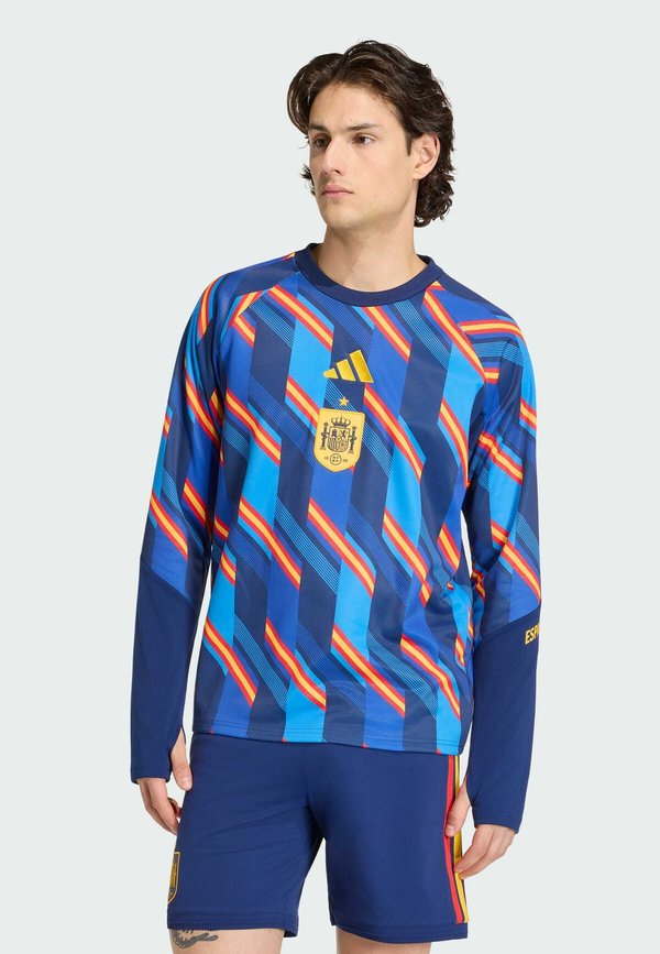 adidas Performance ADIDAS PERFORMANCE SPAIN 26 HOME PRE MATCH WARM TOP - Sweatshirt - dark blue