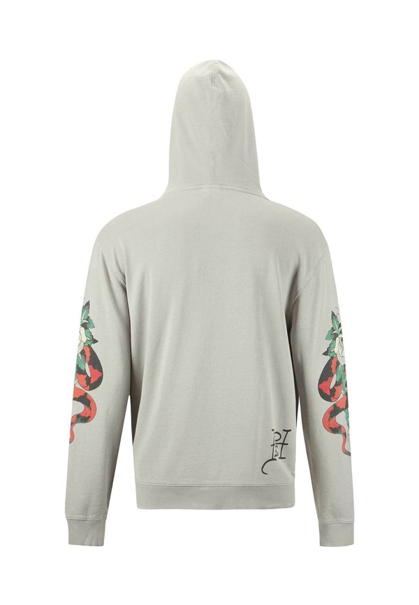 Ed Hardy ED HARDY MENS TRUE SNAKE ZIP THROUGH HOODIE