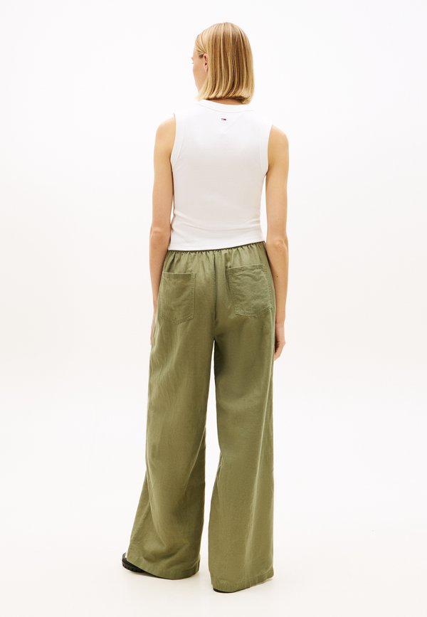 Tommy Jeans LOOSE LINEN BLEND DRAWSTRING TROUSERS