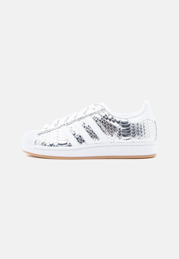 adidas Originals SUPERSTAR II - Trainers - silver-coloured metallic/footwear white/grey two