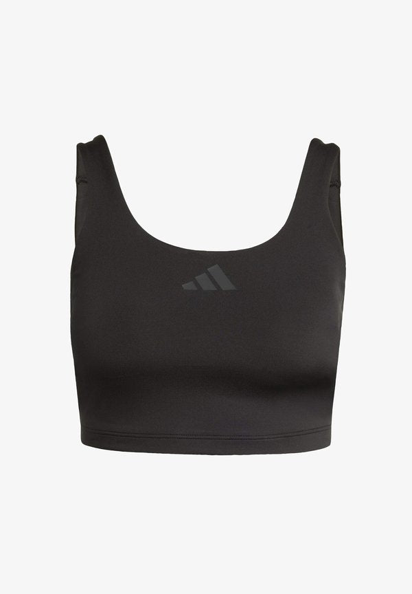 adidas Performance PWR TANK - Light support sports bra - black