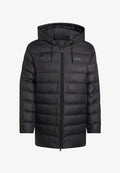 adidas Sportswear ESSENTIALS CLIMAWARM 3 STRIPES HOODED  - Down coat - black