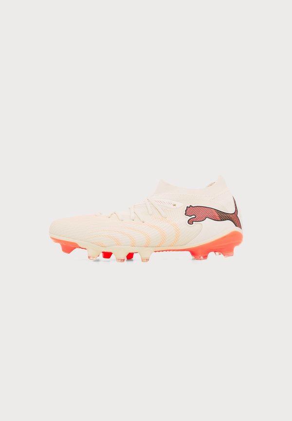Puma FUTURE 9 MATCH FG/AG WN'S - Firm-ground football boots - sugared almond/white/ultra red/black