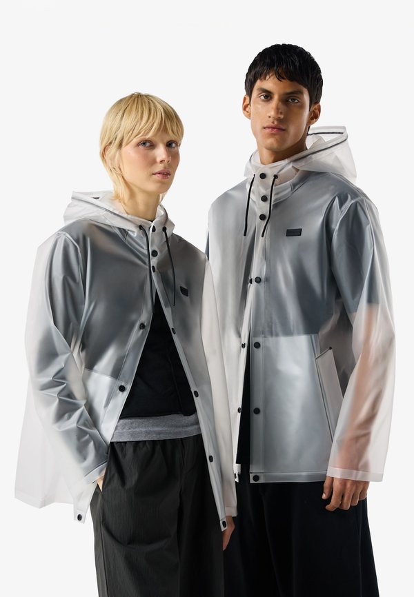 Hunter ORIGINAL IZZY CLEAR MATTE HOODED JACKET UNISEX