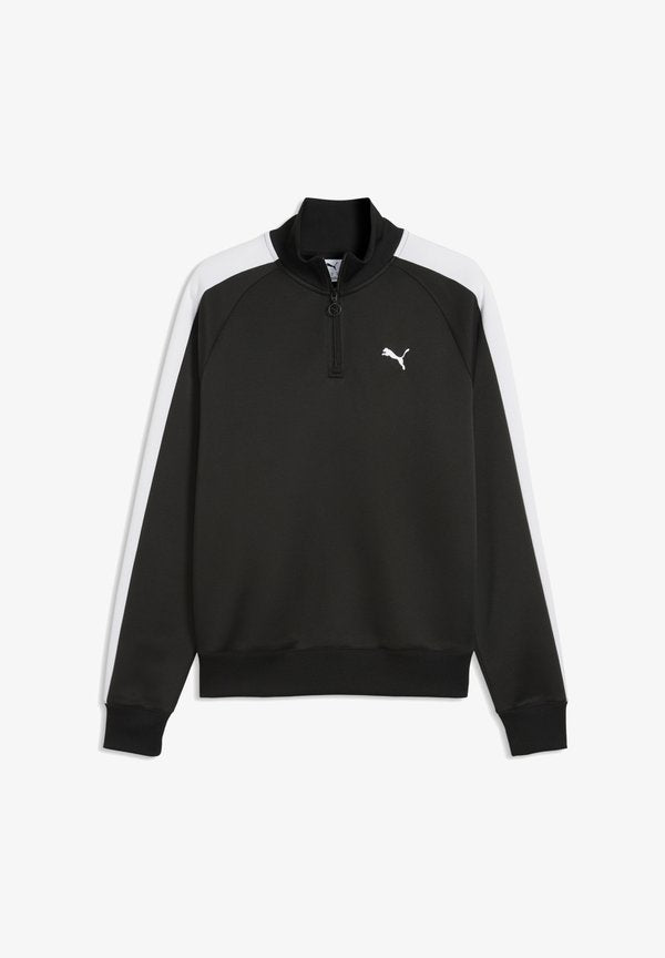 Puma T7 ALWAYS ON QUATER ZIP DK UNISEX - Sweatshirt - puma black