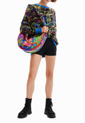Desigual WOMAN FLAT KNIT THICK GAUGE PULLOVER