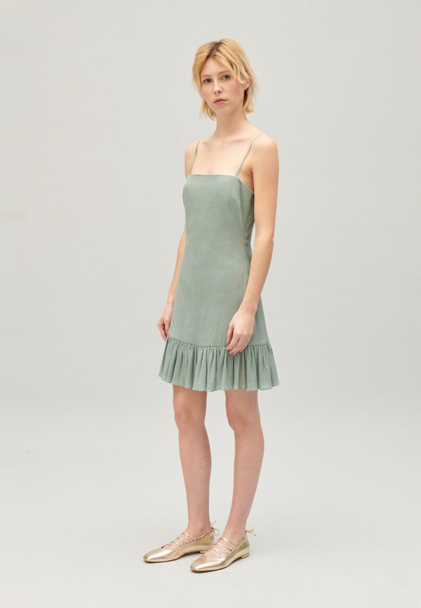 Claudie Pierlot ROBE COURTE VOLANTÉE