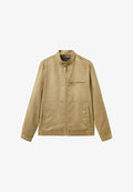 Mango Faux leather jacket - beige
