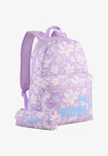 Puma PHASE 20 L RUCKSACK-SET UNISEX - Pencil case - mauve glow-frosted ivory-floral aop