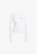 adidas Performance PRIMELIFT ESSENTIALS WORKOUT CONTOUR LONG SLEEVE - Long sleeved top - white