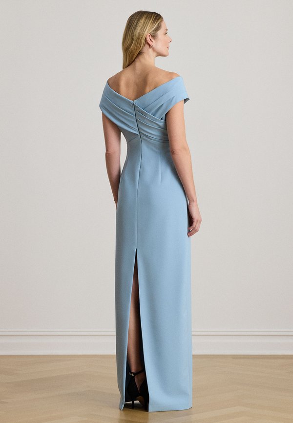 Lauren Ralph Lauren CREPE OFF-THE-SHOULDER GOWN
