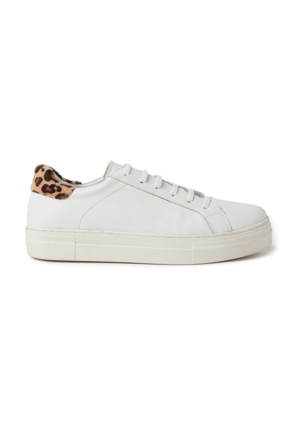Stefanel SNEAKERS WITH ANIMAL PRINT DETAIL