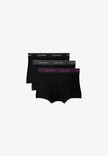 Calvin Klein Underwear 3 PACK - Trunks - black/dark purple/charcoal heather
