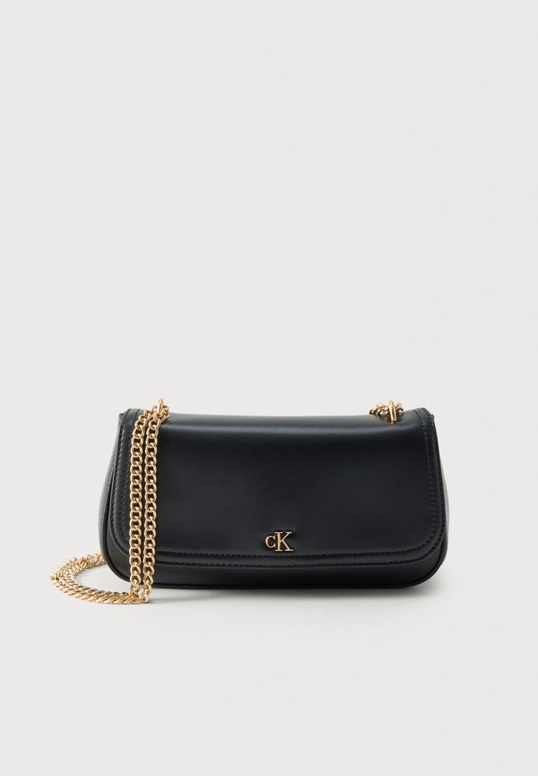 Calvin Klein CONVERTIBLE CHAIN SMALL BAG - Cross body bag - black