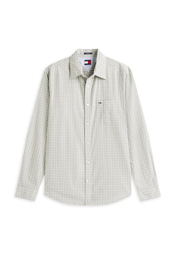 Tommy Jeans REGULAR FIT CHECK POPLIN SHIRT