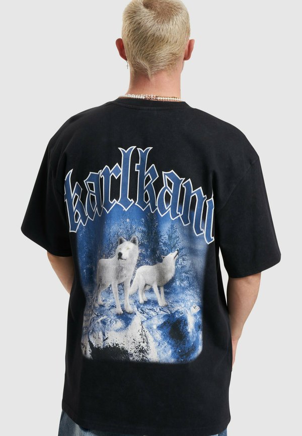 Karl Kani SMALL SIGNATURE WASHED HEAVY JERSE WOLF