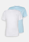 Calvin Klein Golf TEE CLASSIC 2 PACK - Sports T-shirt - white/air blue