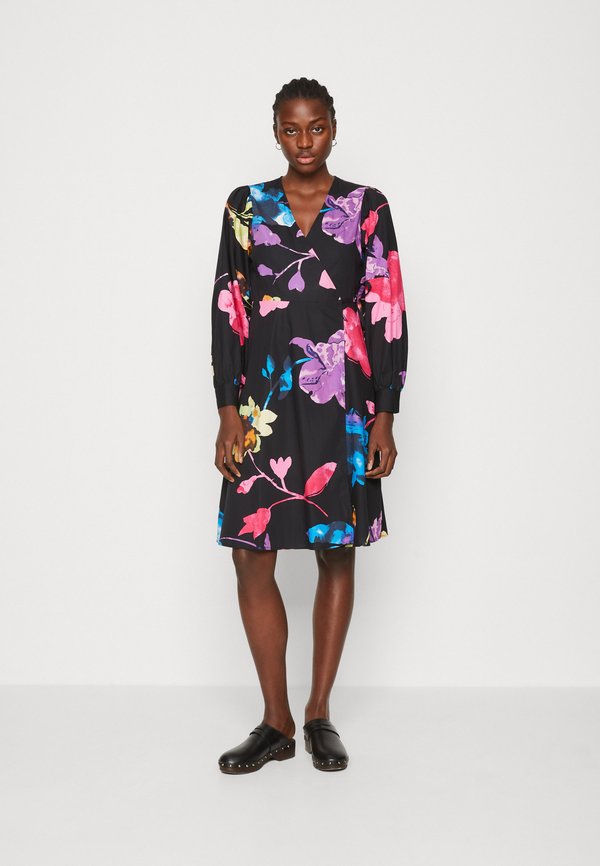 Selected SLFROSEMARY MIDI WRAP DRESS