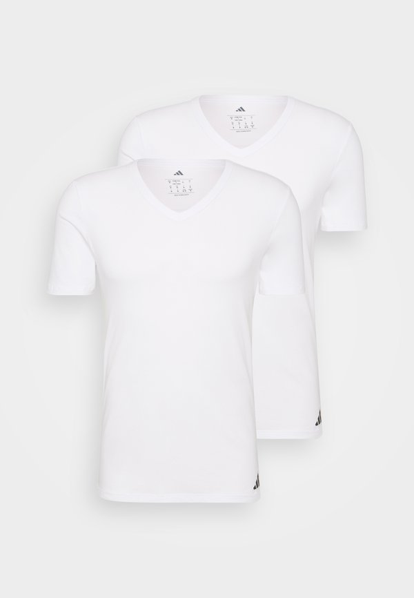 adidas Sportswear V NECK 2 PACK - Undershirt - white