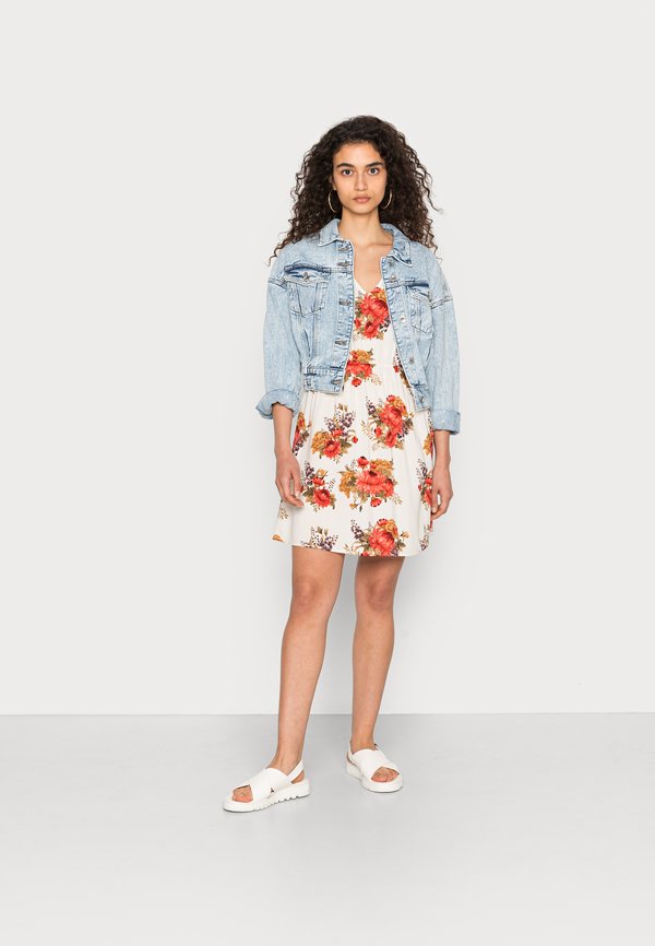 VILA VIBOLDS V NECK DRESS