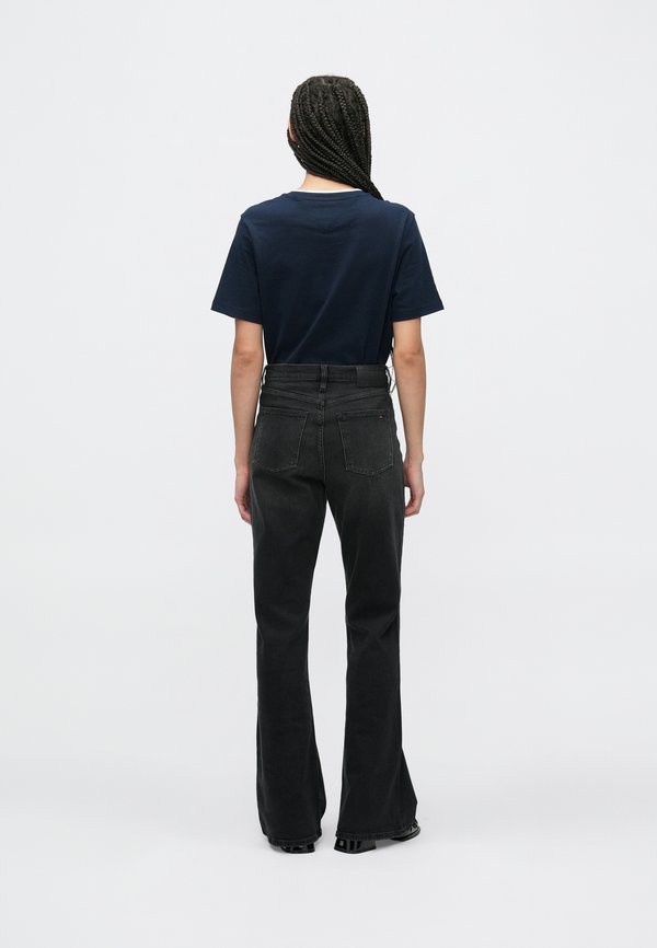 Tommy Jeans HIGH RISE FLARED BLACK JEANS