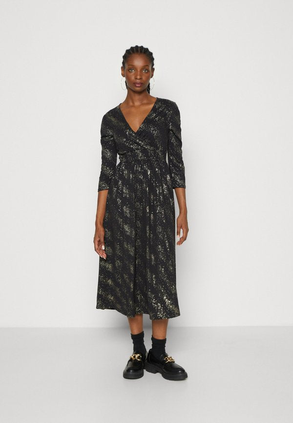 ONLY ONLNEW PELLA FOIL WRAP DRESS