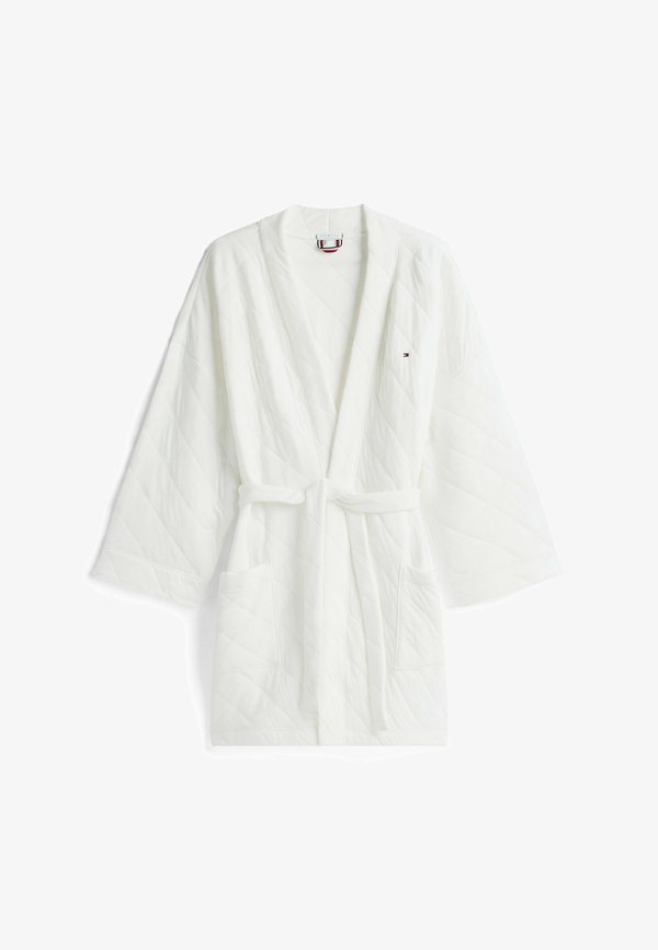 Tommy Hilfiger ESSENTIAL JACQUARD  - Dressing gown - ivory