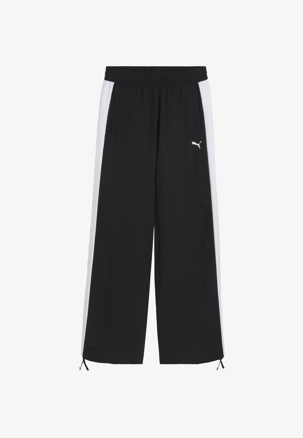 Puma RELAXED TRACK - Tracksuit bottoms - black