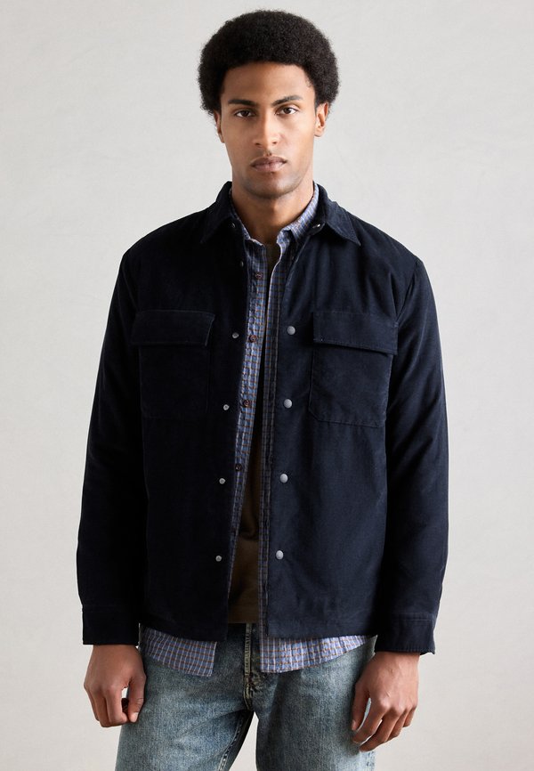 Marc O'Polo OVERSHIRT WITH PADDING FLAP AND SIDE POCKETS STRAIGHT HEM