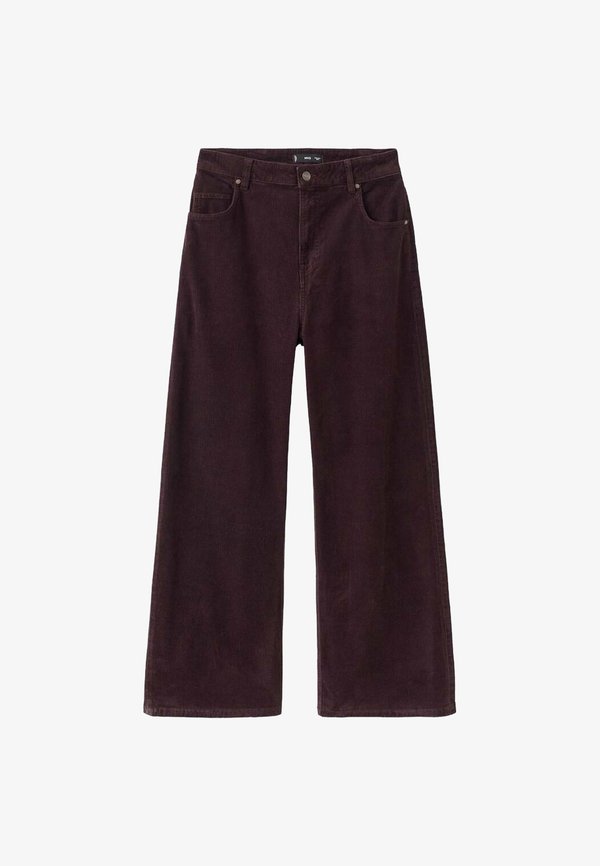 Mango Wide Leg - dark brown