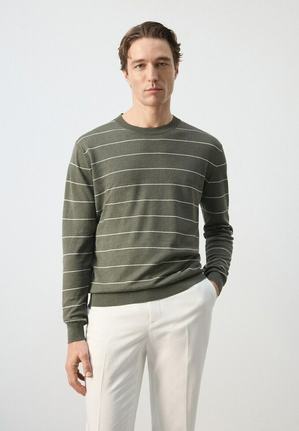 Mango Jumper - mottled green