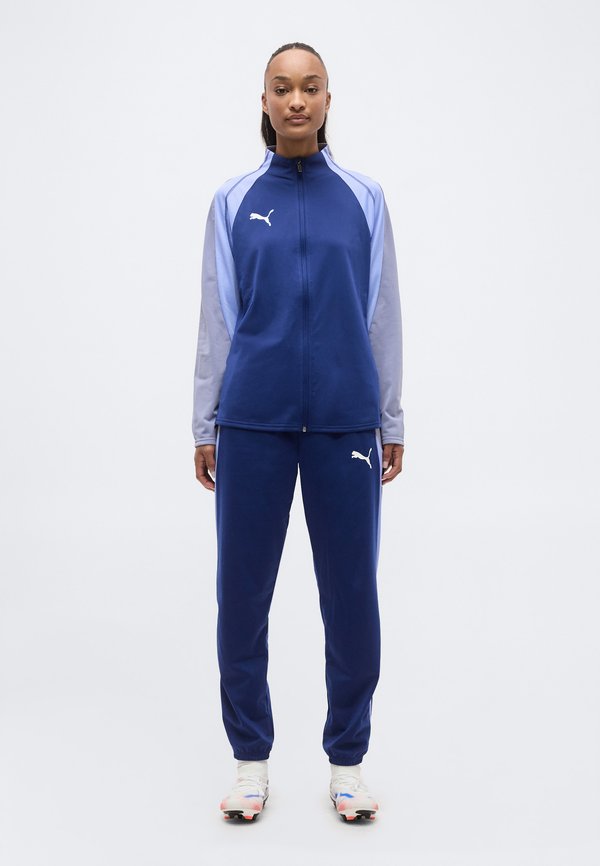 Puma INDIVIDUALBLAZE TRACKSUIT  - Tracksuit - blue jewel/white/intense lavender