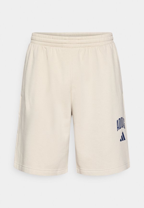 adidas Sportswear COLLEGIATE FLEECE - Sports shorts - alumina/dark blue