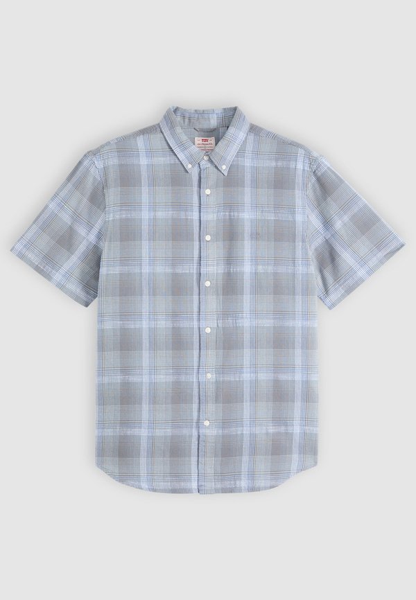 Levi's® SS AUTHENTIC BUTTON DOWN - Shirt - bennett plaid moonlight blue