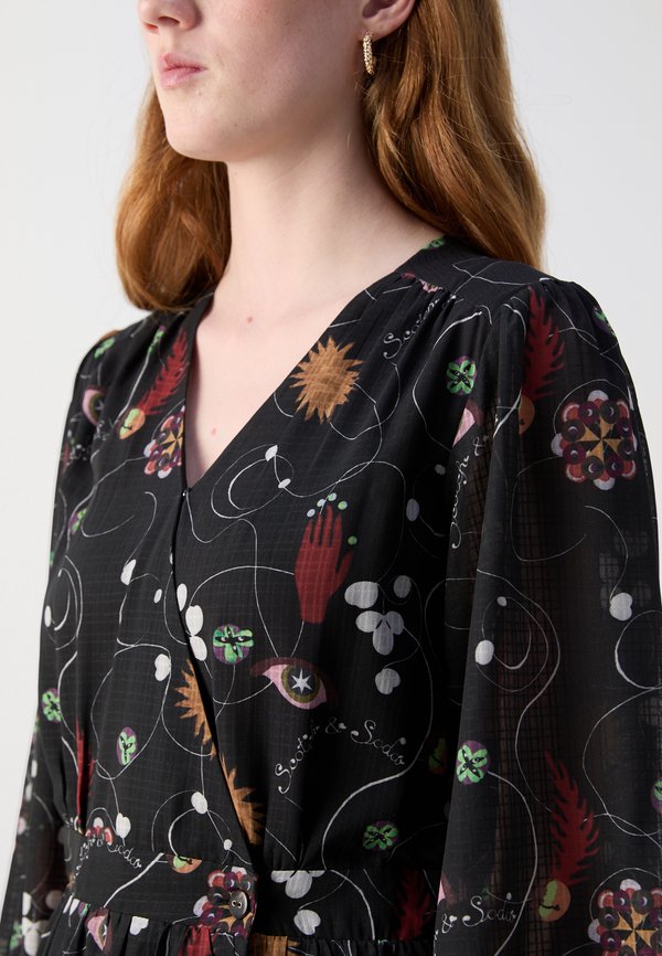 Scotch & Soda MINI WRAP DRESS