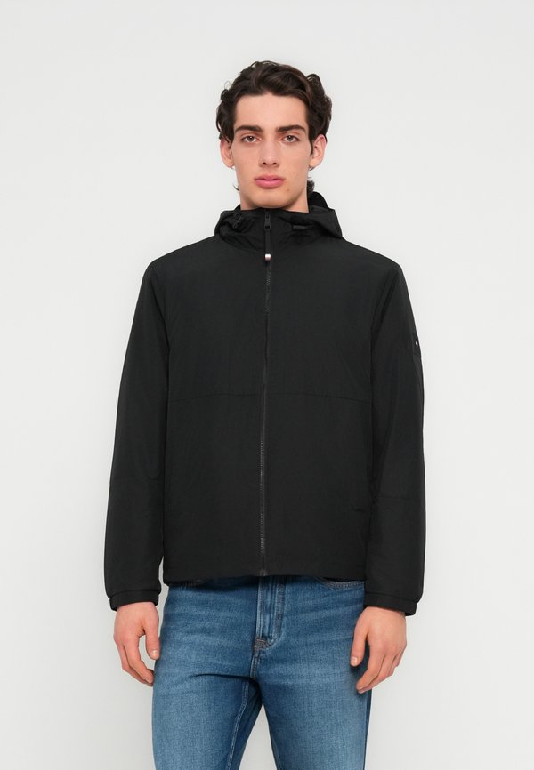 Tommy Hilfiger TONAL LOGO ZIP-THRU HOODED JACKET